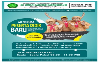 PPDB MI Sunan Kalijogo